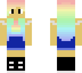 rainbow girl