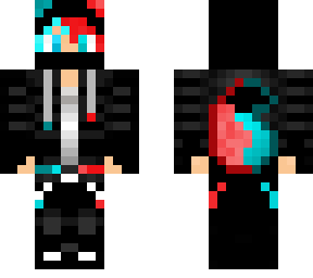 red & blue boy