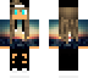 sunset girl