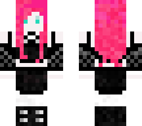 gothic black and pink