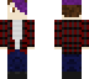 minedcraft is for the ***s: purple hair butch
