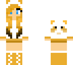orange panda girl