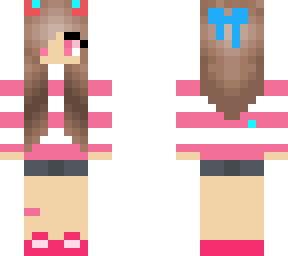 pink lily sweetart skin with a lil blue