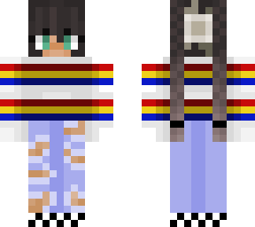 primary colors stripes sweater (edit)