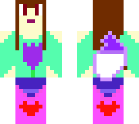 purple fox tiped girl