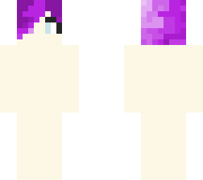 purple haired girl