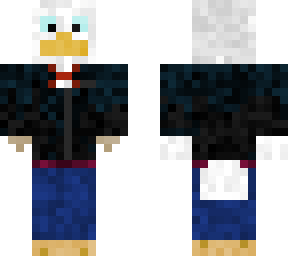 seagull in a suit