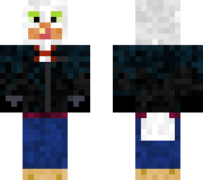 seagull in a suit