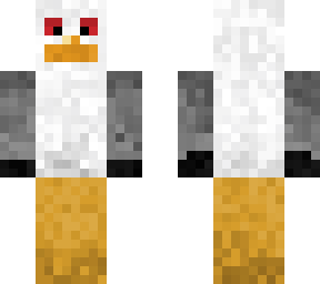 seagull with red eyes