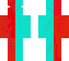 blue and red