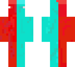 blue and red