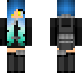 blue hair girl (1st upload in a long time