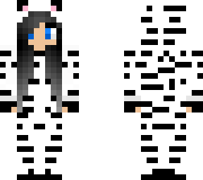 zebra girl (black hair)