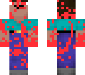 demon noob covered in blood