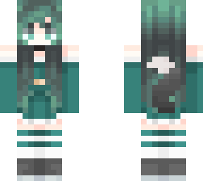 female werewolf deku