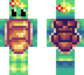 flower crown turtle by emmaholz (edited)