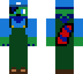 jack raccoon (ice luigi skin)