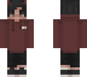 red hoodie
