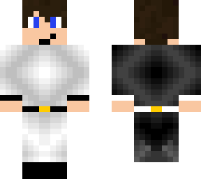 black and white