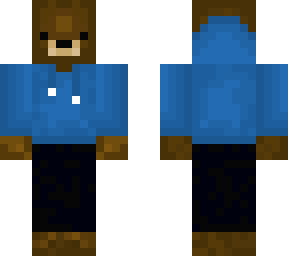 blue hooded grizzly bear