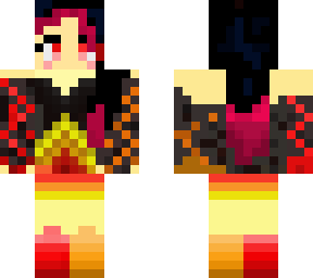cute fire girl
