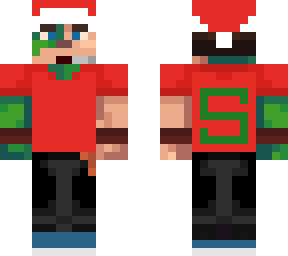 zombie santa hunter with headset