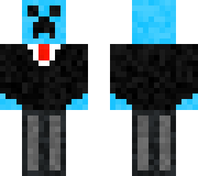 blue creeper in a suit
