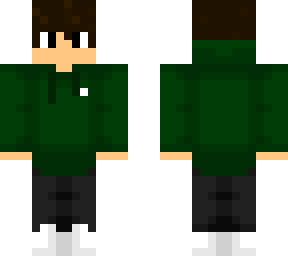 dude with green champion hoodie