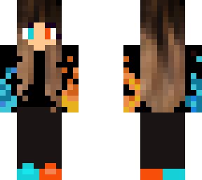 flame water girl