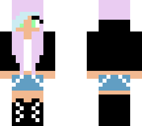 girl with black hoodie