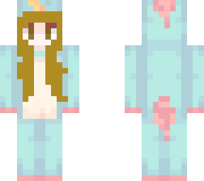 me with long hair wearing a onesie