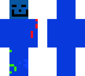 the blue man