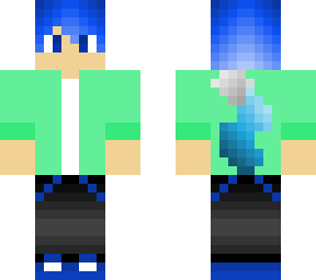blue wolf boy