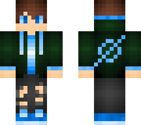 blue hooded boy
