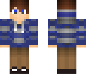blue hoodie