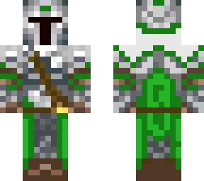 medival knight green