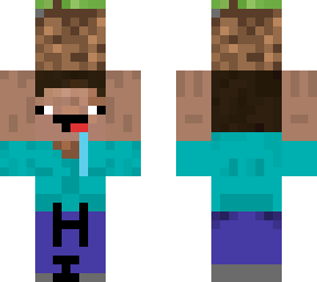 noob grass block says hi