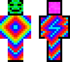 rainbow hippi man