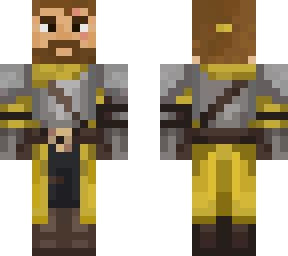 yellow knight, no helmet