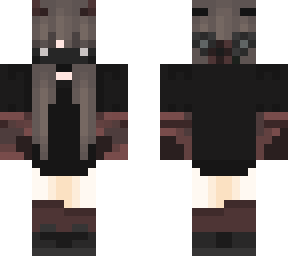 (classic) dark red and black