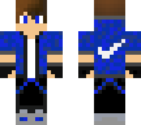 blue nike guy