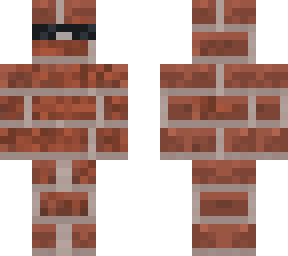 bricks with sunglasses