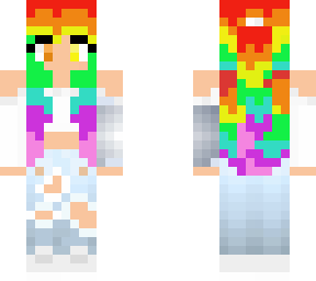 rainbow girl