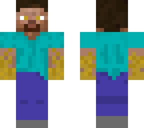 steve with gold steve's powers