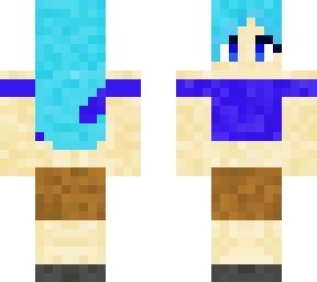 blue girl