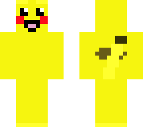 pikachu skin that i took ten minutes making