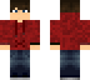 red hoodie