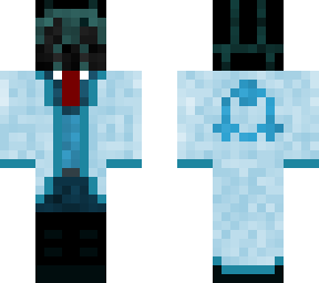 researcher mittie w/gas mask