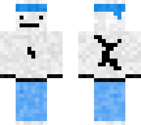 white & blue pvp skin