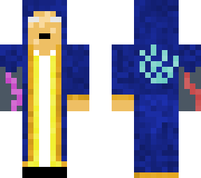 blind mage with gauntlet